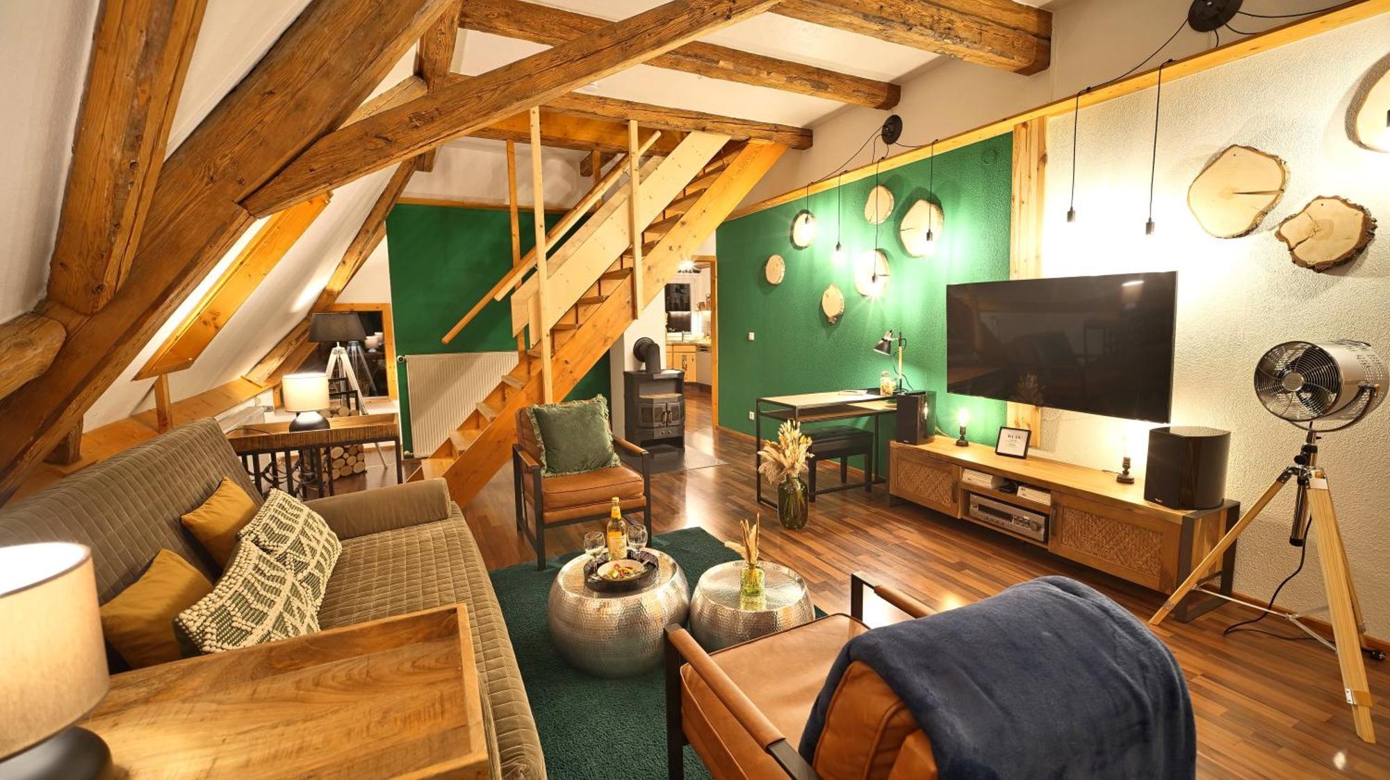 Green Loft Schwarzwald - Dach-Balkon--Musik-Ecke Fluorn-Winzeln エクステリア 写真