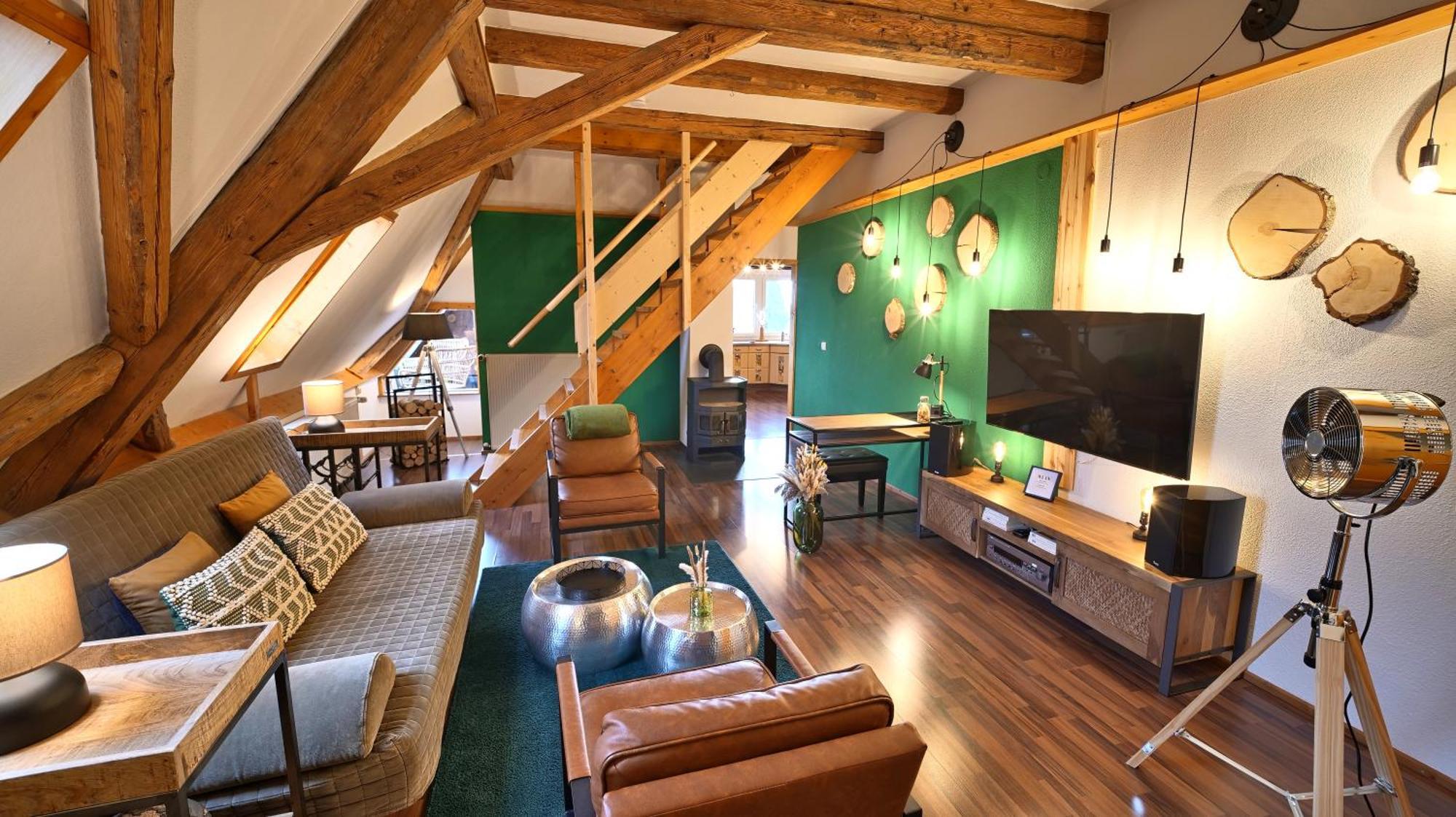 Green Loft Schwarzwald - Dach-Balkon--Musik-Ecke Fluorn-Winzeln エクステリア 写真